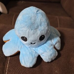 Blue Plush Octopus Stuffed Toy for Kids - Soft Cuddly Sea Creature